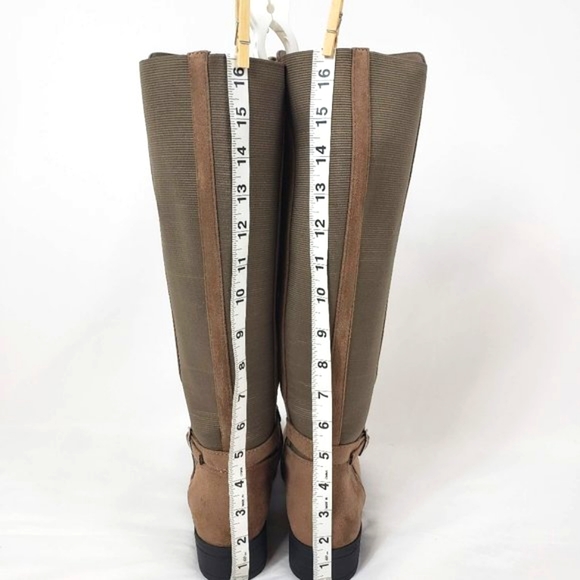 Aiit Light Brown Suede-Like Boots - Picture 10 of 11